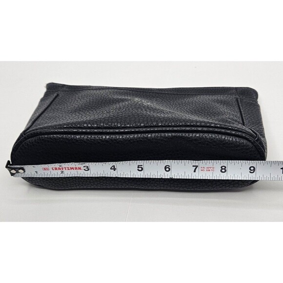 New Younique Multi Pocket Black Cosmetic Bag #1 Purple Lining - Picture 5 of 7